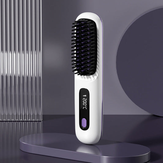 Fast-Heating Hair Comb Straightener