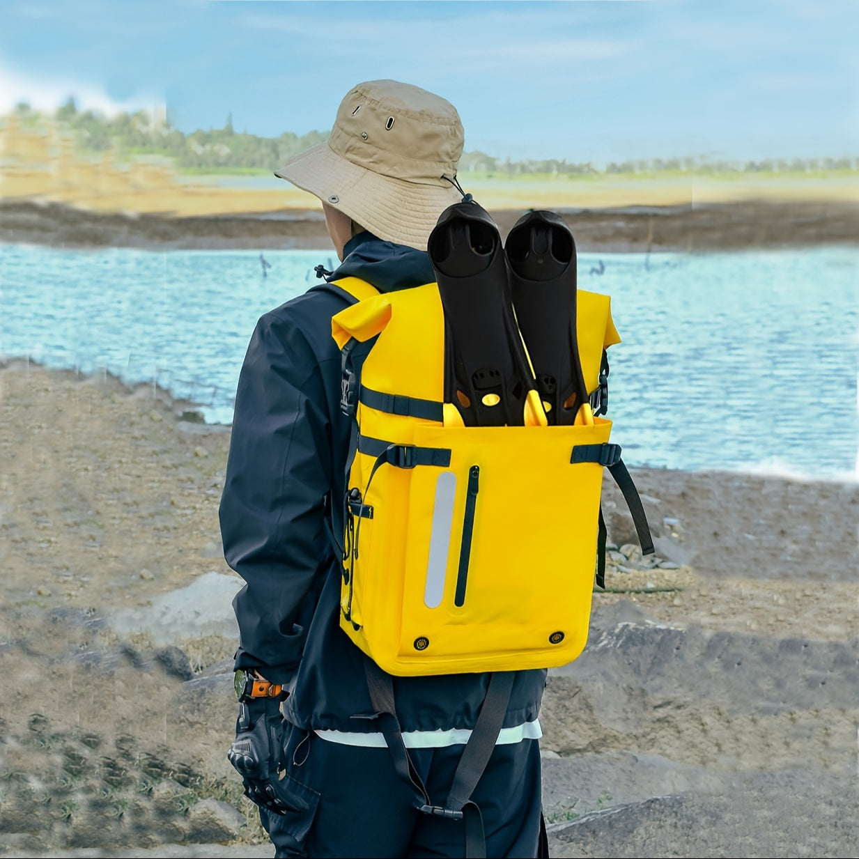 Waterproof Dry Bag – PVC Roll Top Backpack for Outdoor Adventures-1