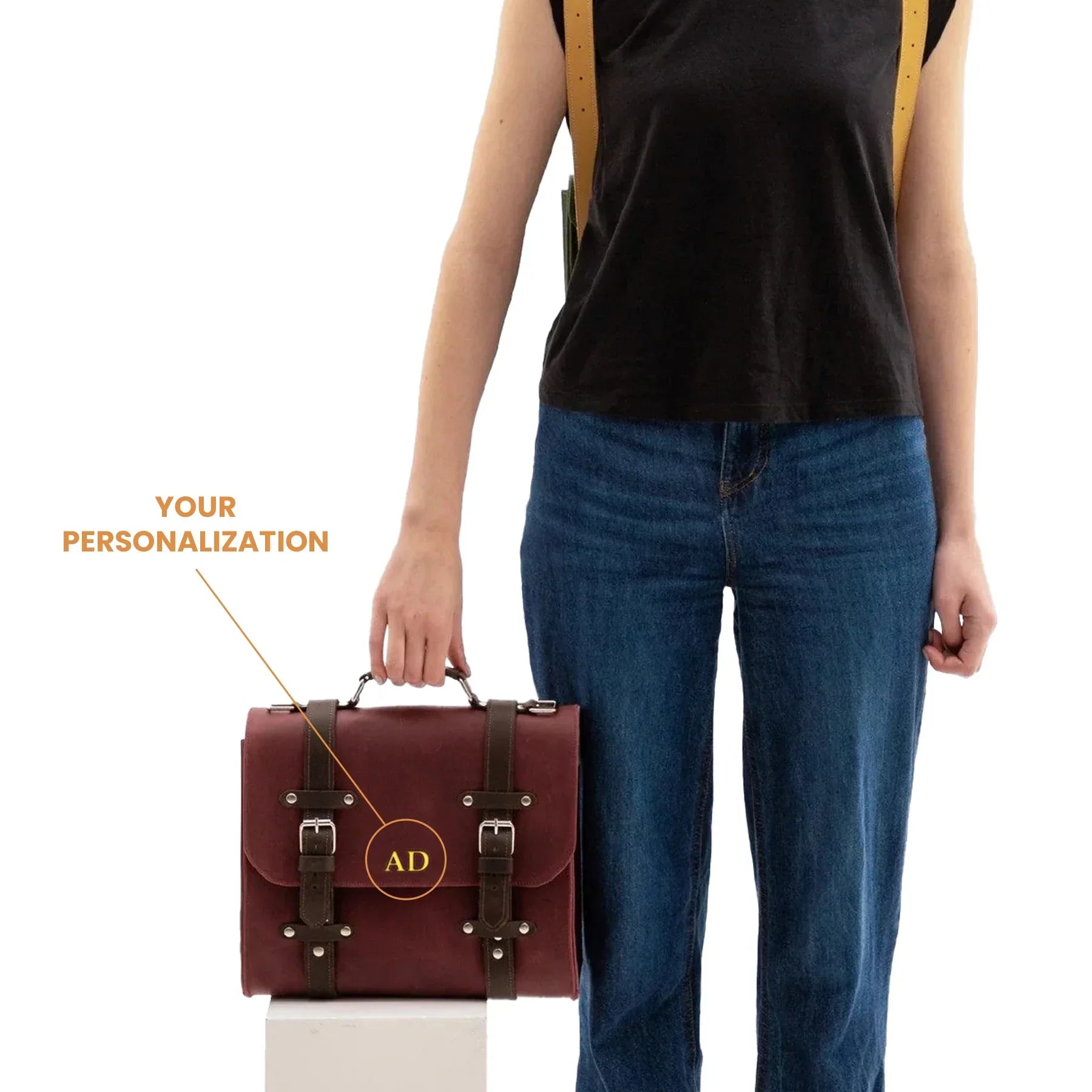 Genuine Leather Briefcase Bag-TORONATA Lora | Handcrafted Women Professional Work Bag-1