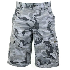 Men’s 100% Cotton Camouflage Cargo Shorts – Durable Outdoor Wear-3