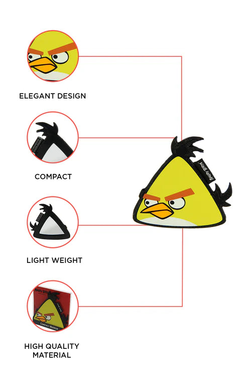 Angry Bird Yellow Compact Mirror