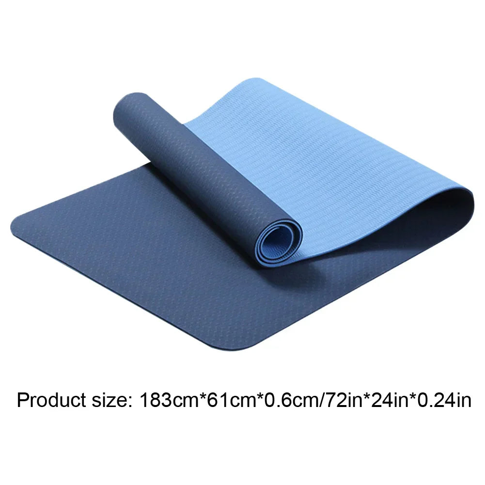 Anti-Slip Sports Fitness Mat for Yoga & Pilates-Fitness Home Gym