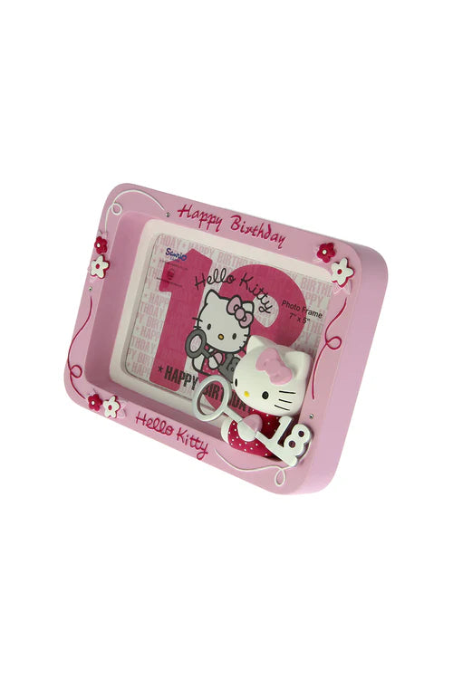 Sanrio Hello Kitty "18th BIRTHDAY " Ceramic Photo Frame