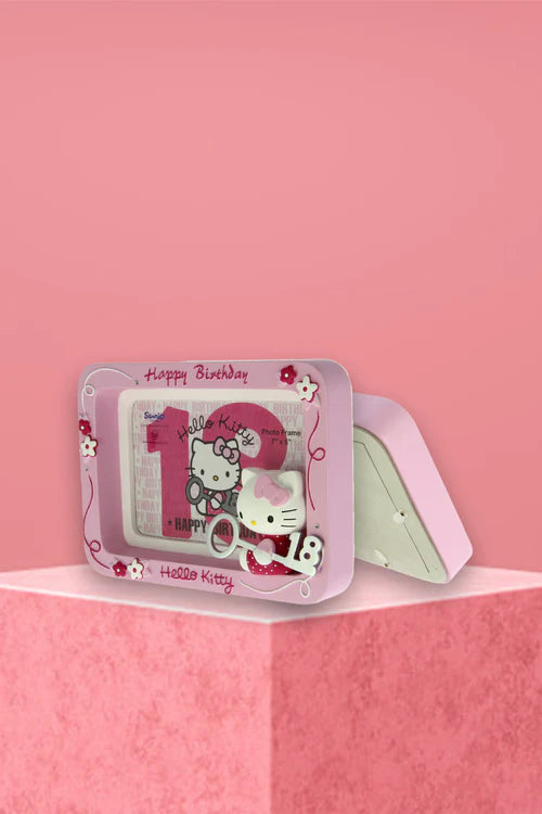 Sanrio Hello Kitty "18th BIRTHDAY " Ceramic Photo Frame