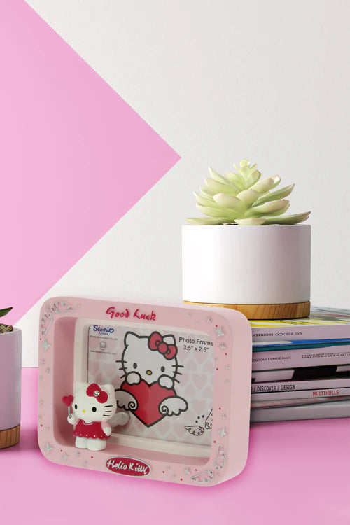 Sanrio Hello Kitty “GOOD LUCK " Ceramic Photo Frame
