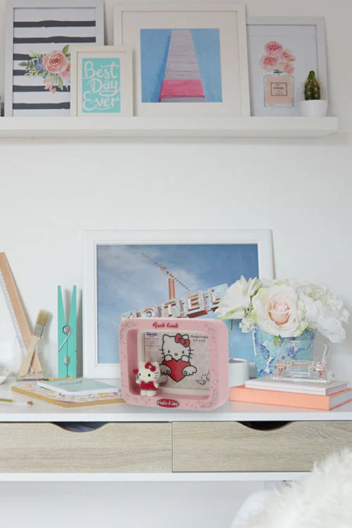 Sanrio Hello Kitty “GOOD LUCK " Ceramic Photo Frame