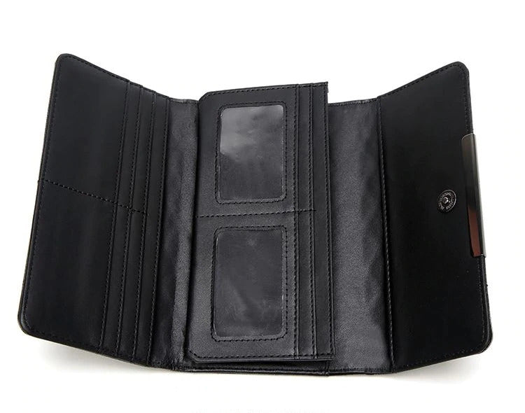 Bismuth Tri-Fold Wallet Purse – Reflective Rainbow Medium Size-2