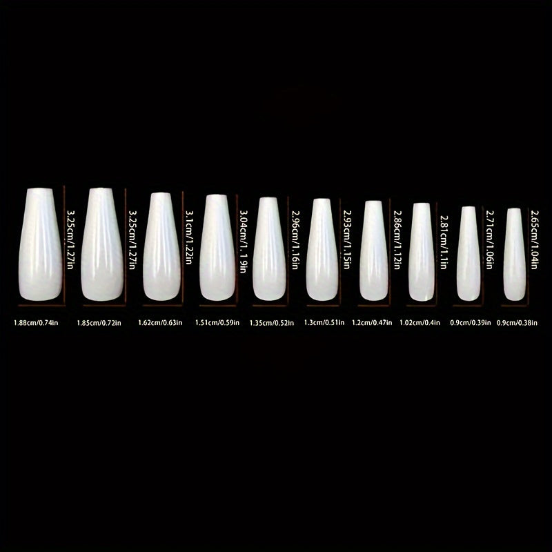 24pcs Christmas Press-On Nails Set – Glossy Black Festive Manicure-4