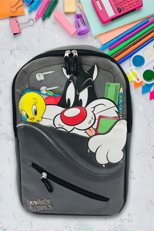Looney Tunes Sylvester & Tweety Printed Backpack