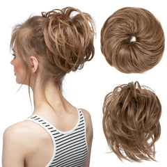 Elegant Curly Messy Bun Hairpiece Scrunchie-21