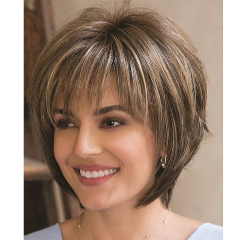  Women’s Fashion Wigs – Natural Look Chemical Fiber Headgear-0