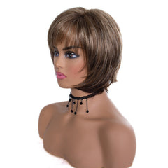  Women’s Fashion Wigs – Natural Look Chemical Fiber Headgear-2