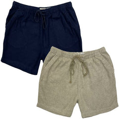 Women’s Casual Summer Linen Shorts – Lightweight, Breathable, with Pockets-0