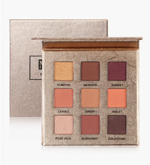 Golden 9-Color Matte Eyeshadow Palette-0