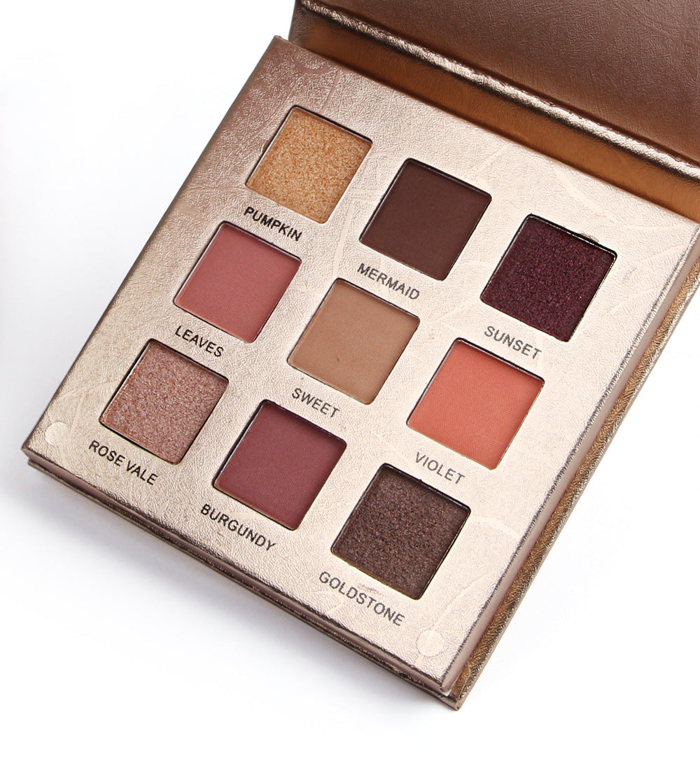 Golden 9-Color Matte Eyeshadow Palette-2