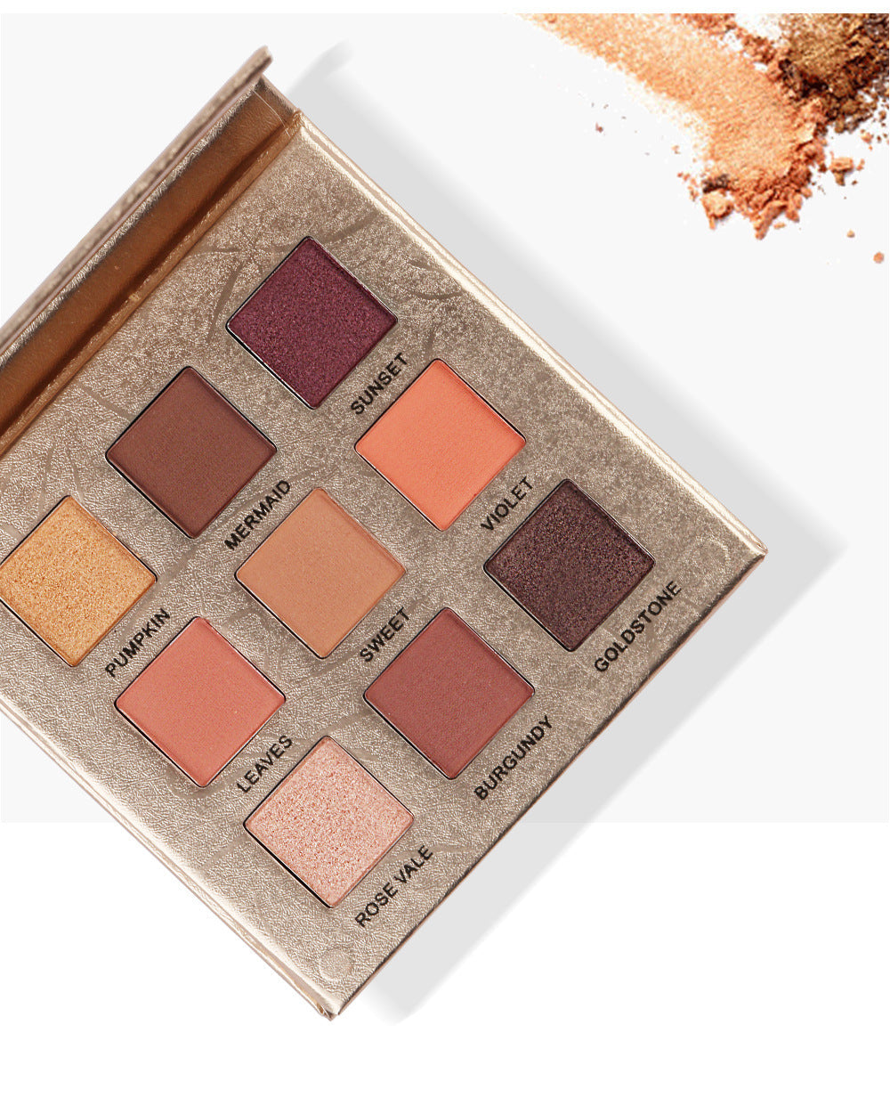 Golden 9-Color Matte Eyeshadow Palette-3