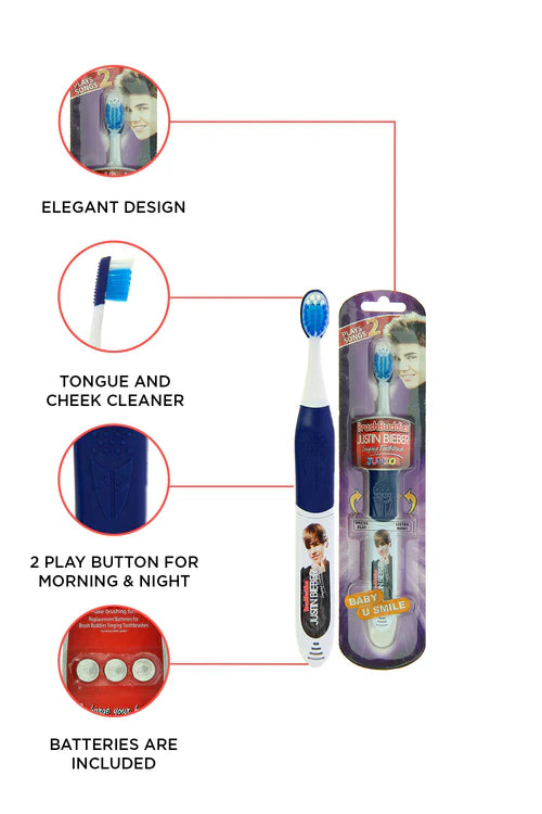 Brush Buddies Justin Bieber Musical Toothbrush-Junior