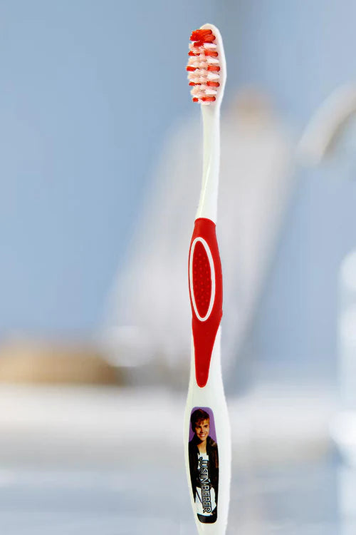 Brush Buddies Justin Bieber Red Manual Toothbrush