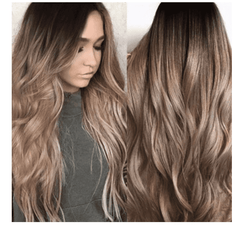 European & American Gradient Long Curly Mid-Wig – Korean Silk 70cm-0