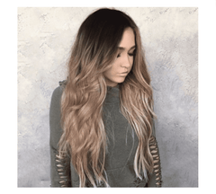 European & American Gradient Long Curly Mid-Wig – Korean Silk 70cm-2