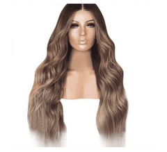 European & American Gradient Long Curly Mid-Wig – Korean Silk 70cm-3