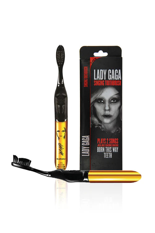 Brush Buddies Lady Gaga Musical  Toothbrush (Born this Way & Teeth)