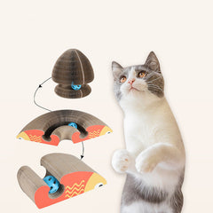 Magic Organ Foldable Cat Scratch Board Toy With Bell-2
