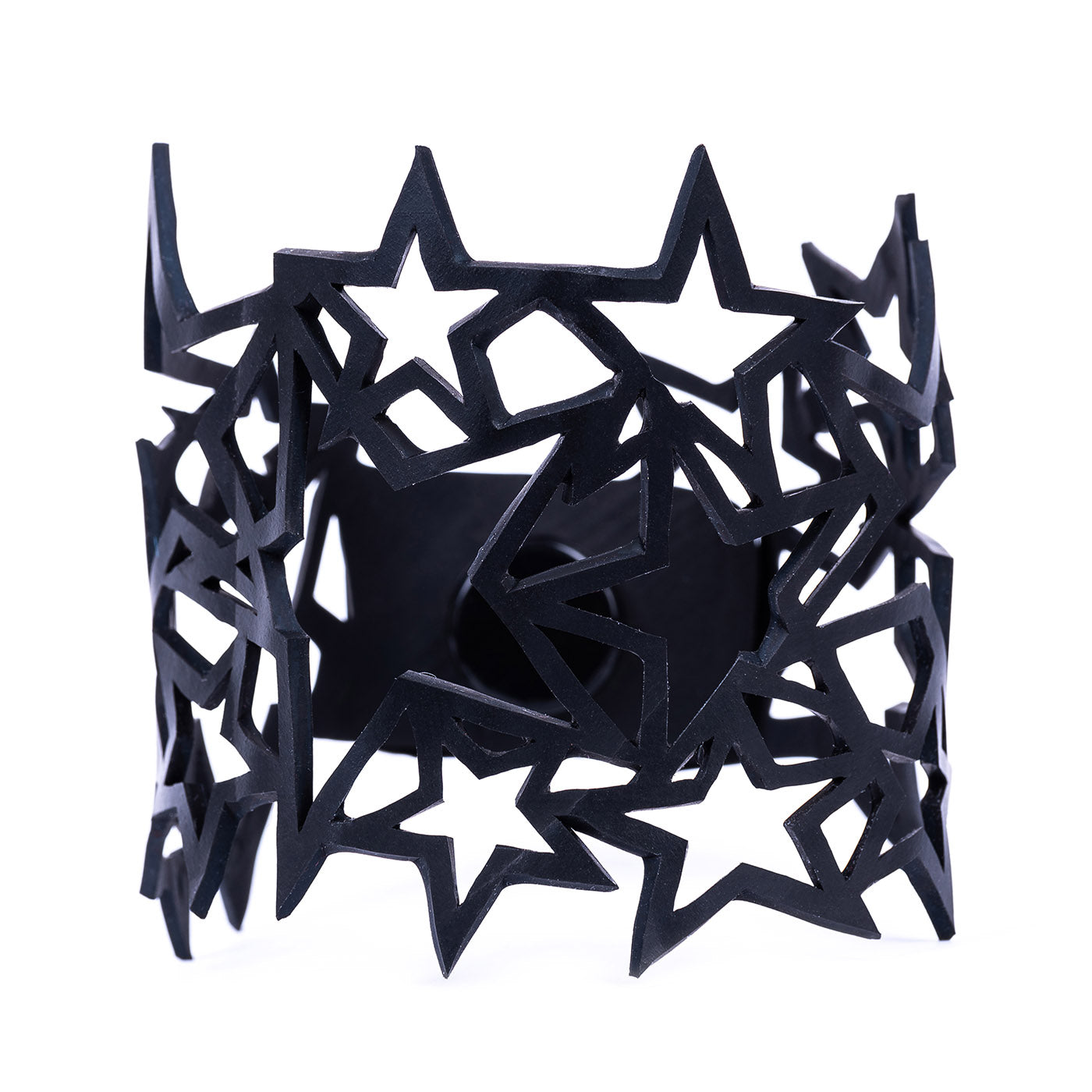 Black Vegan Star Bracelet –  Inner Tube Jewelry-1
