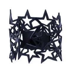 Black Vegan Star Bracelet –  Inner Tube Jewelry-1
