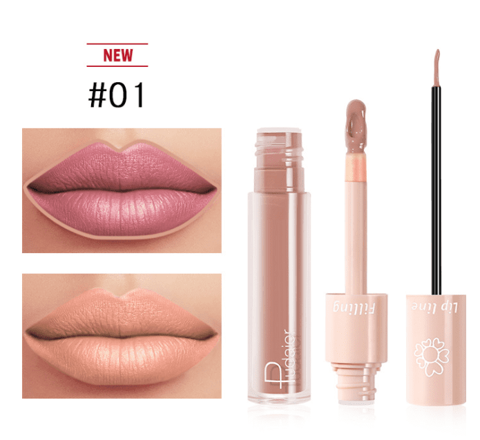 Pudaier Ultimate Lip Color Duo Set – Dual Lipstick & Lip Gloss in One-0