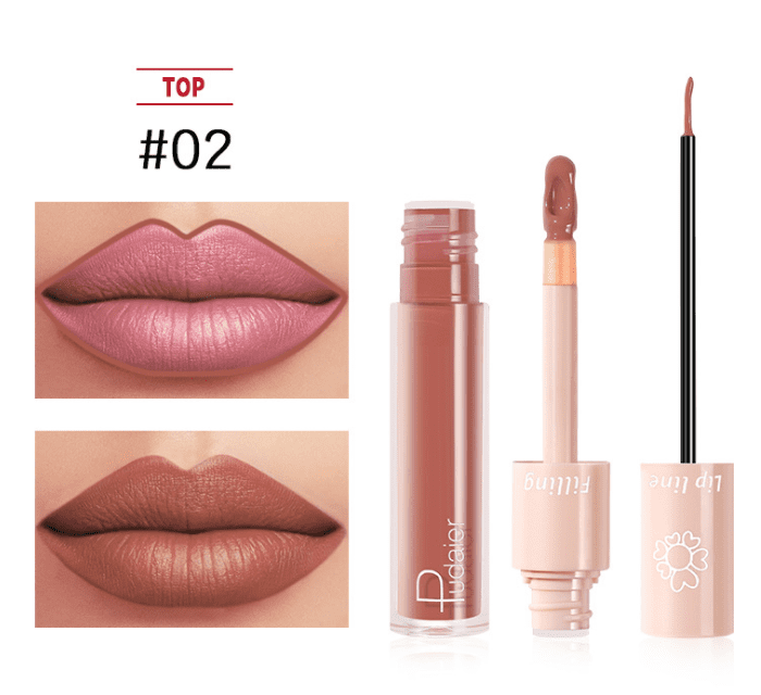 Pudaier Ultimate Lip Color Duo Set – Dual Lipstick & Lip Gloss in One-2