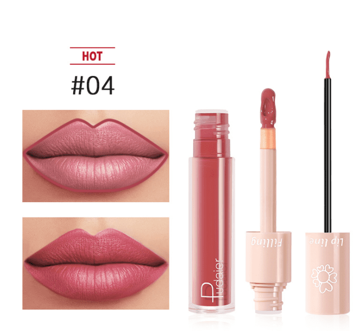 Pudaier Ultimate Lip Color Duo Set – Dual Lipstick & Lip Gloss in One-3