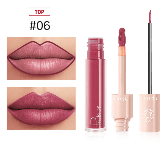 Pudaier Ultimate Lip Color Duo Set – Dual Lipstick & Lip Gloss in One-4