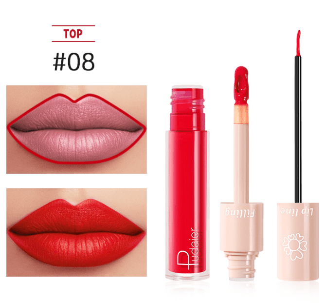Pudaier Ultimate Lip Color Duo Set – Dual Lipstick & Lip Gloss in One-5