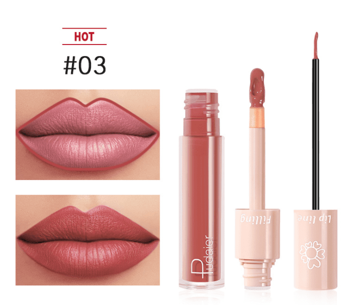 Pudaier Ultimate Lip Color Duo Set – Dual Lipstick & Lip Gloss in One-6