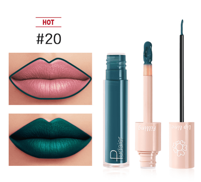 Pudaier Ultimate Lip Color Duo Set – Dual Lipstick & Lip Gloss in One-7