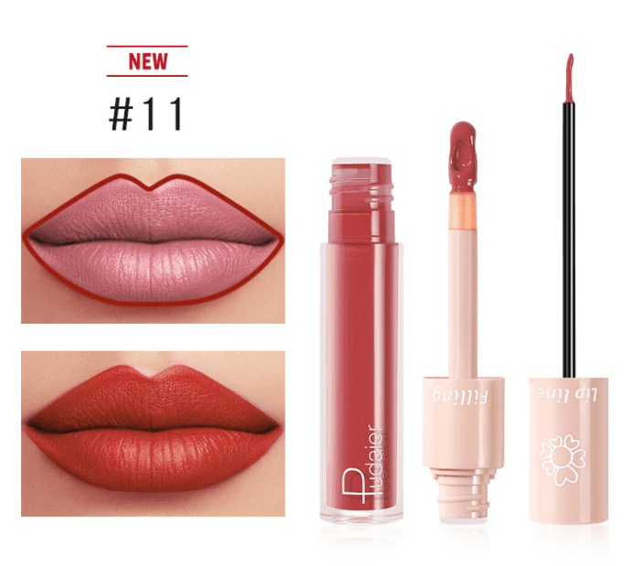 Pudaier Ultimate Lip Color Duo Set – Dual Lipstick & Lip Gloss in One-8