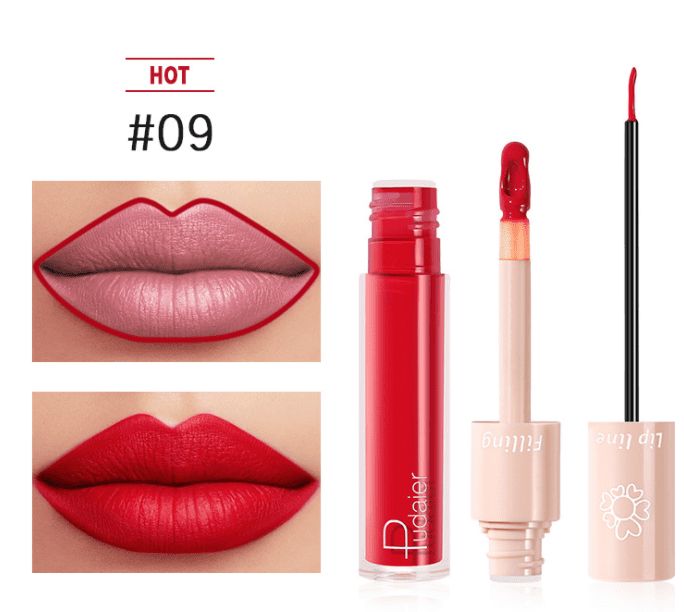 Pudaier Ultimate Lip Color Duo Set – Dual Lipstick & Lip Gloss in One-9