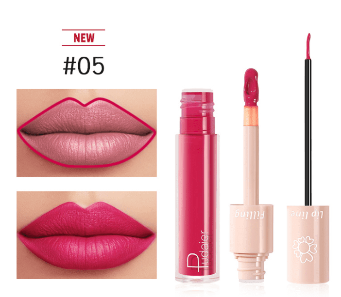 Pudaier Ultimate Lip Color Duo Set – Dual Lipstick & Lip Gloss in One-14
