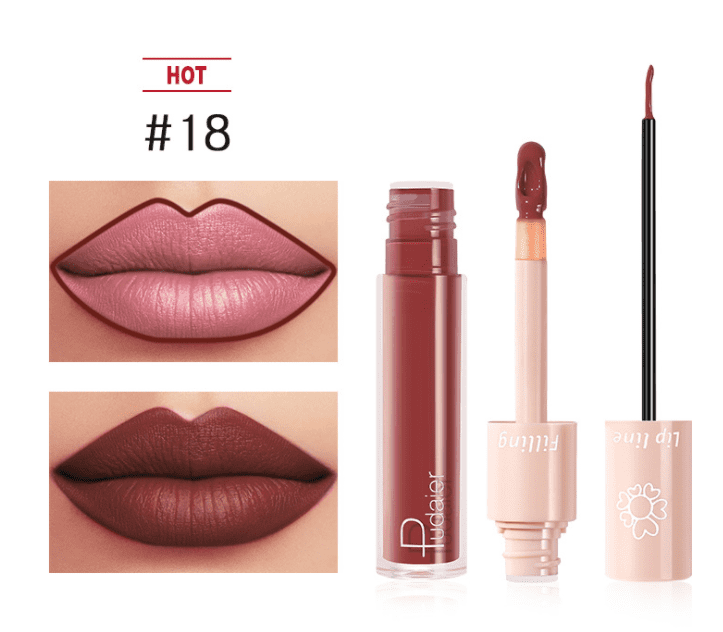 Pudaier Ultimate Lip Color Duo Set – Dual Lipstick & Lip Gloss in One-15