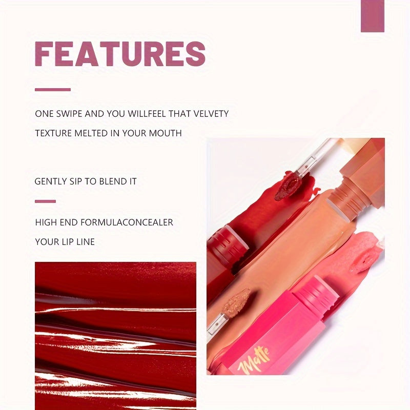 Matte Velvet Lip Tint-  Long-Lasting -3