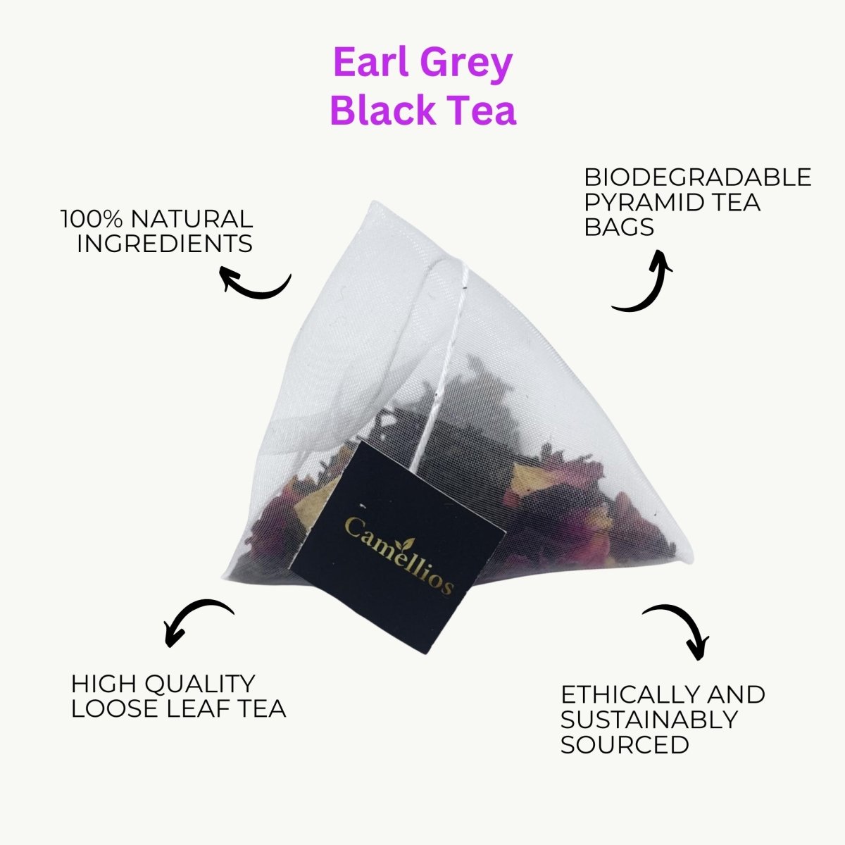 Rose & Bergamot Black Tea  Bags-2