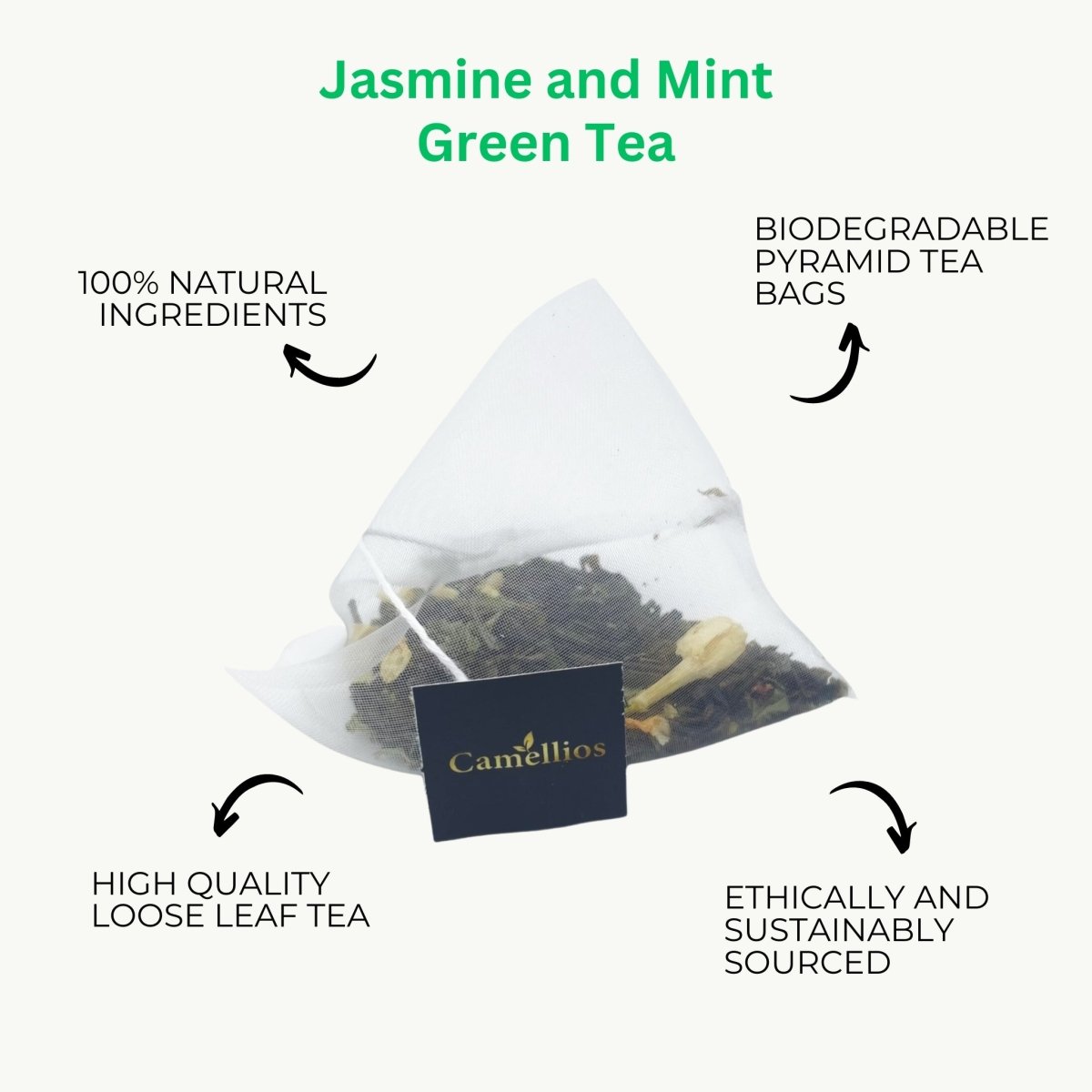Jasmine & Mint Green Tea Bags-2