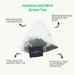 Jasmine & Mint Green Tea Bags-2