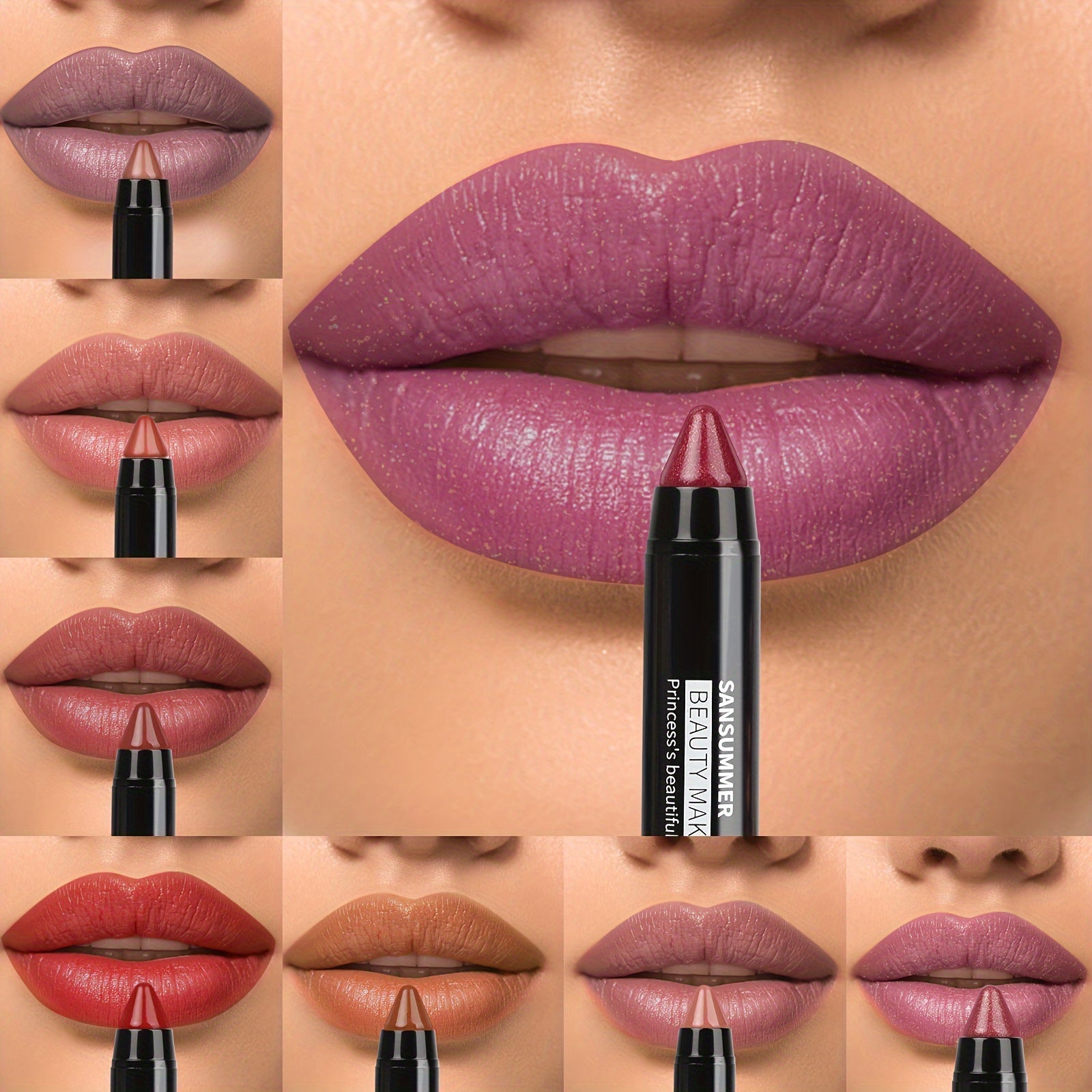 SANSUMMER  Crayon Lipstick-8 Color -0
