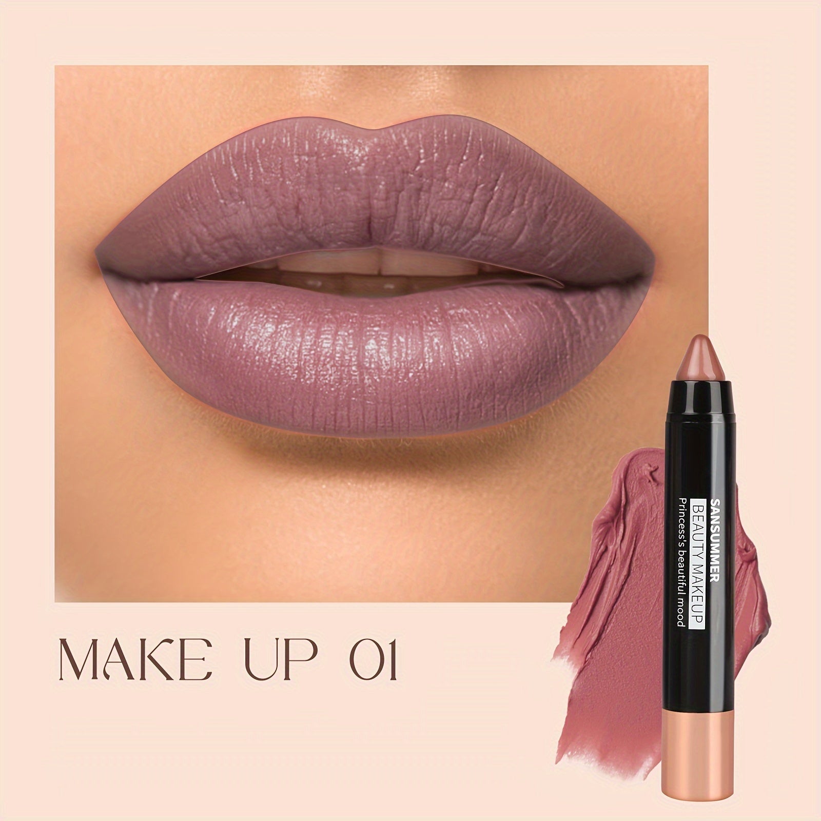 SANSUMMER  Crayon Lipstick-8 Color -2