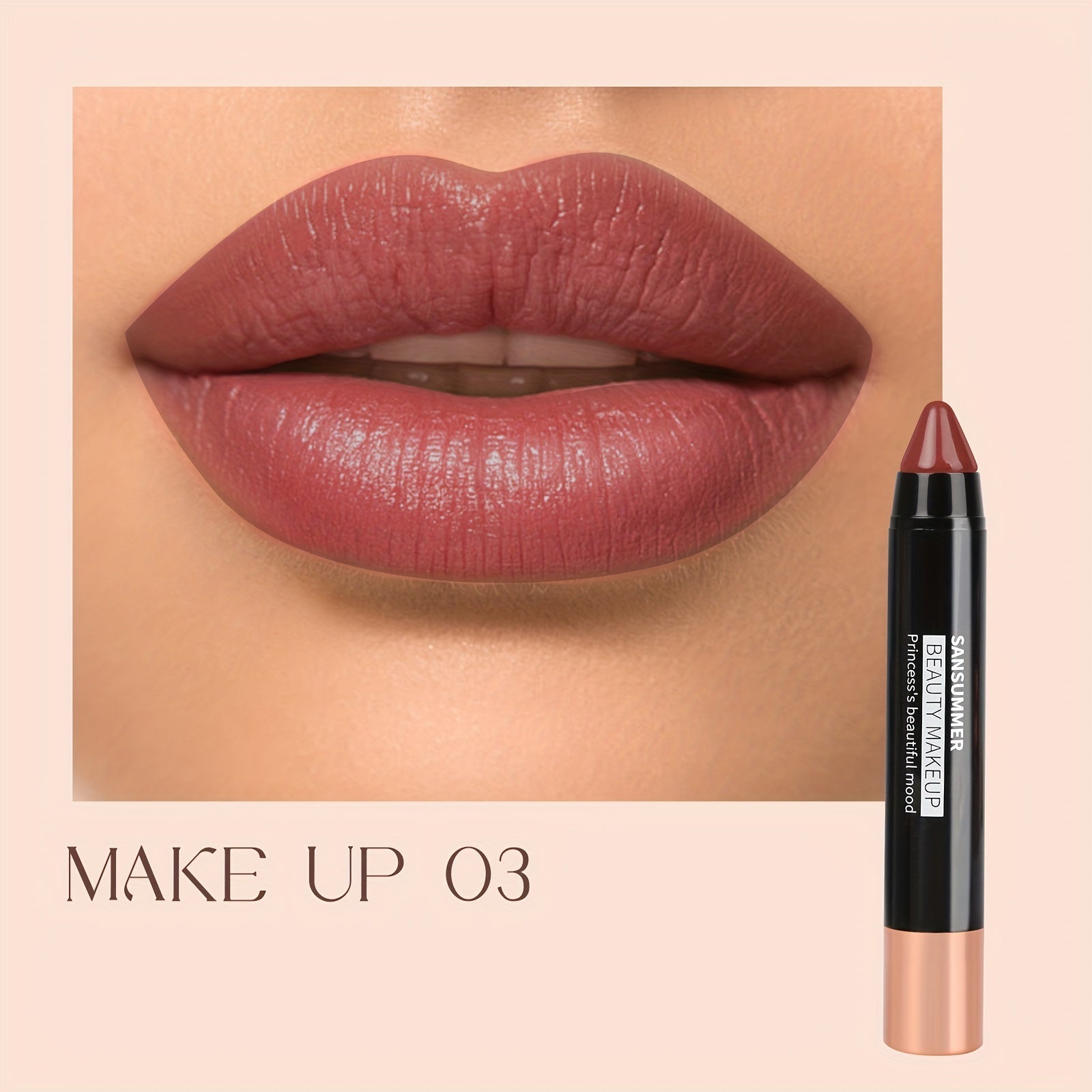SANSUMMER  Crayon Lipstick-8 Color -5