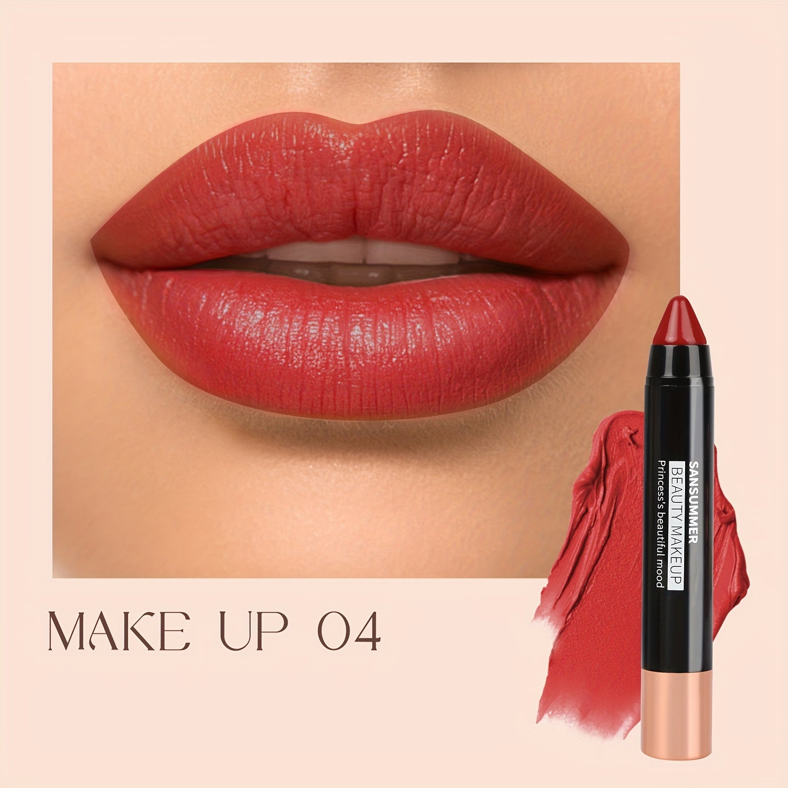 SANSUMMER  Crayon Lipstick-8 Color -6