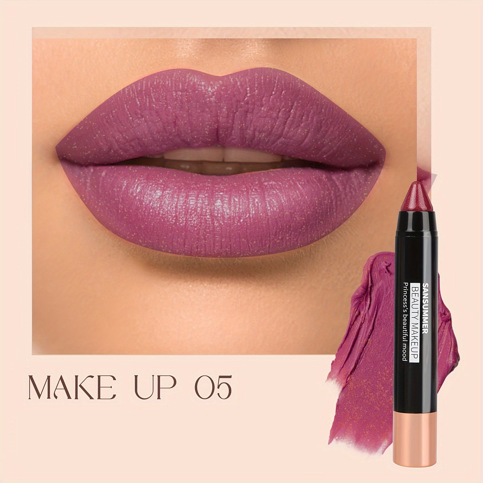SANSUMMER  Crayon Lipstick-8 Color -7