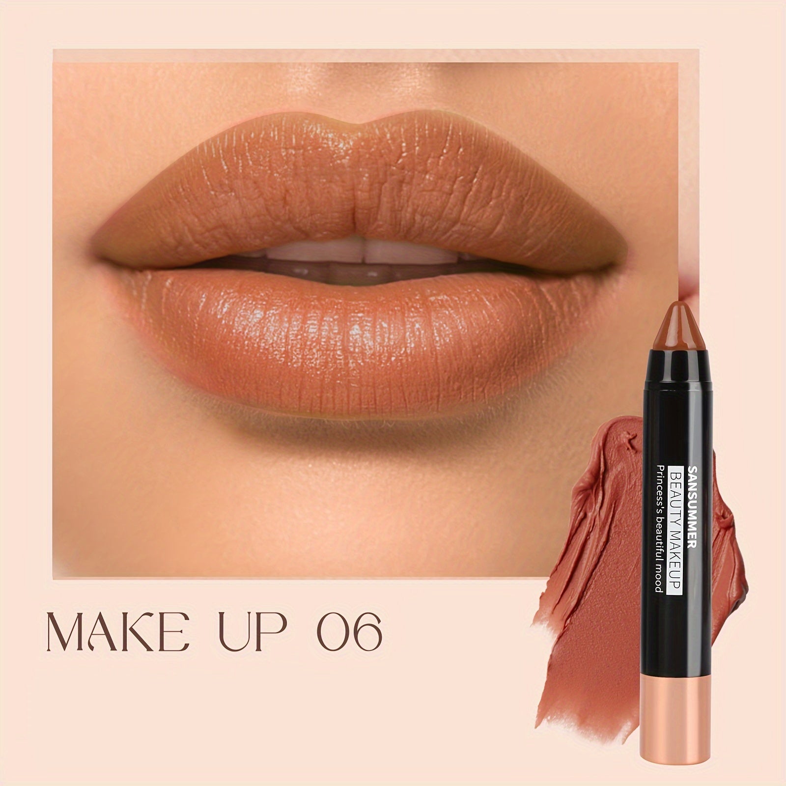 SANSUMMER  Crayon Lipstick-8 Color -8